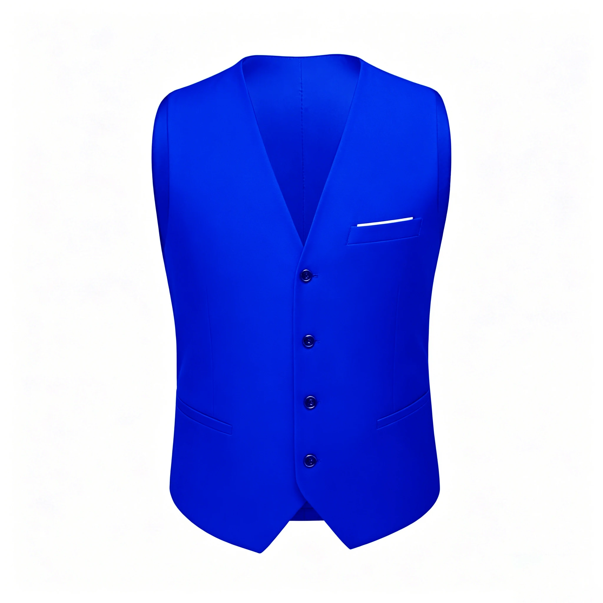 Gilet sans manches cérémonie bleu – Image 6
