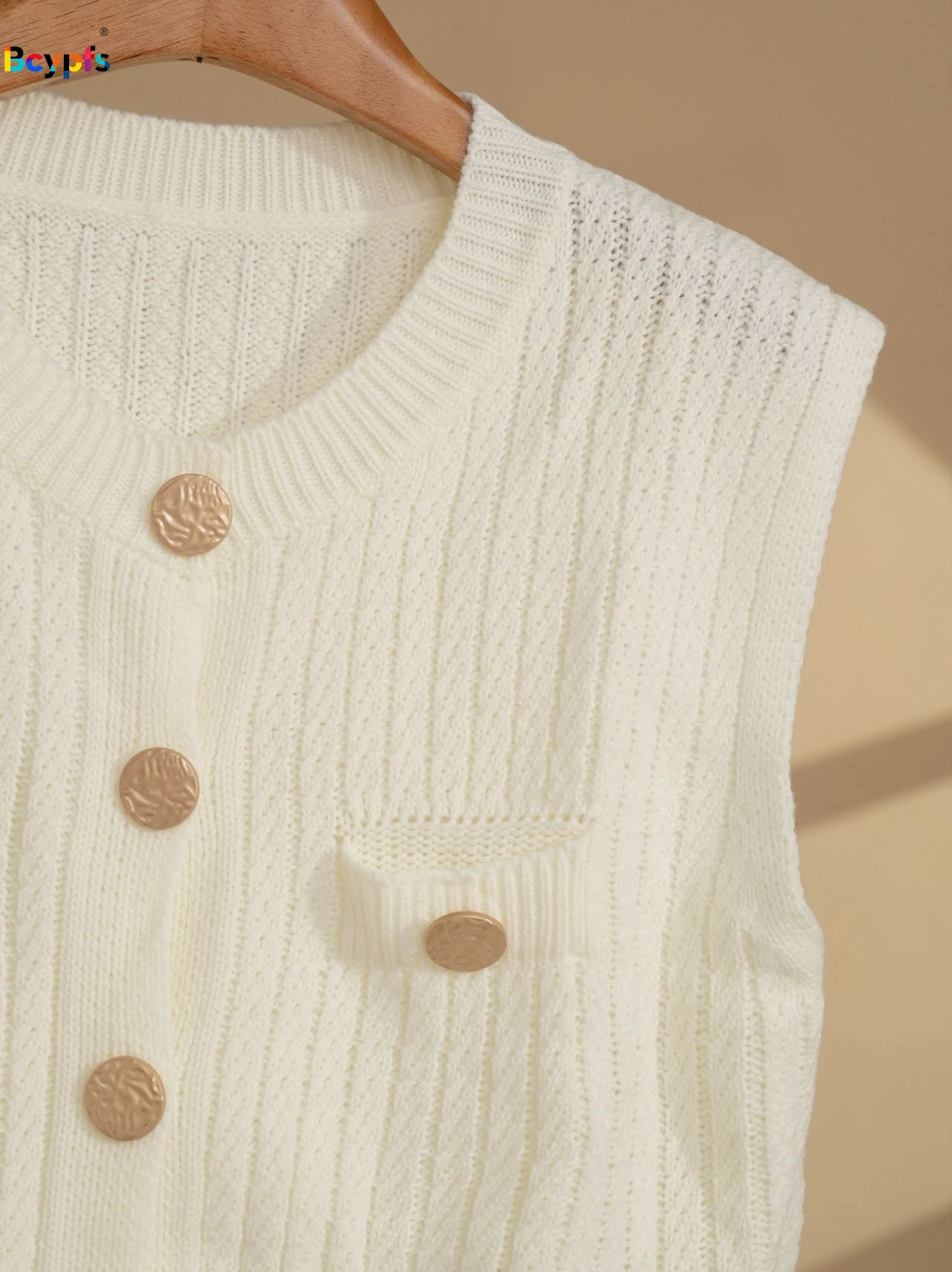 Gilet sans manches côtelé – Image 6