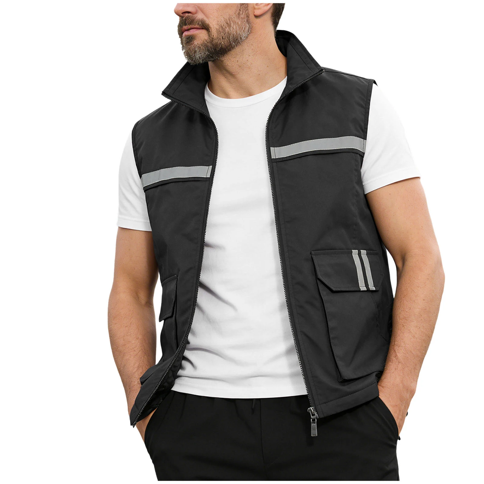 Gilet sans manche chantier – Image 8