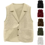 Gilet sans manches bouclette