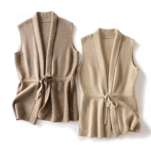 Gilet sans manches pur laine