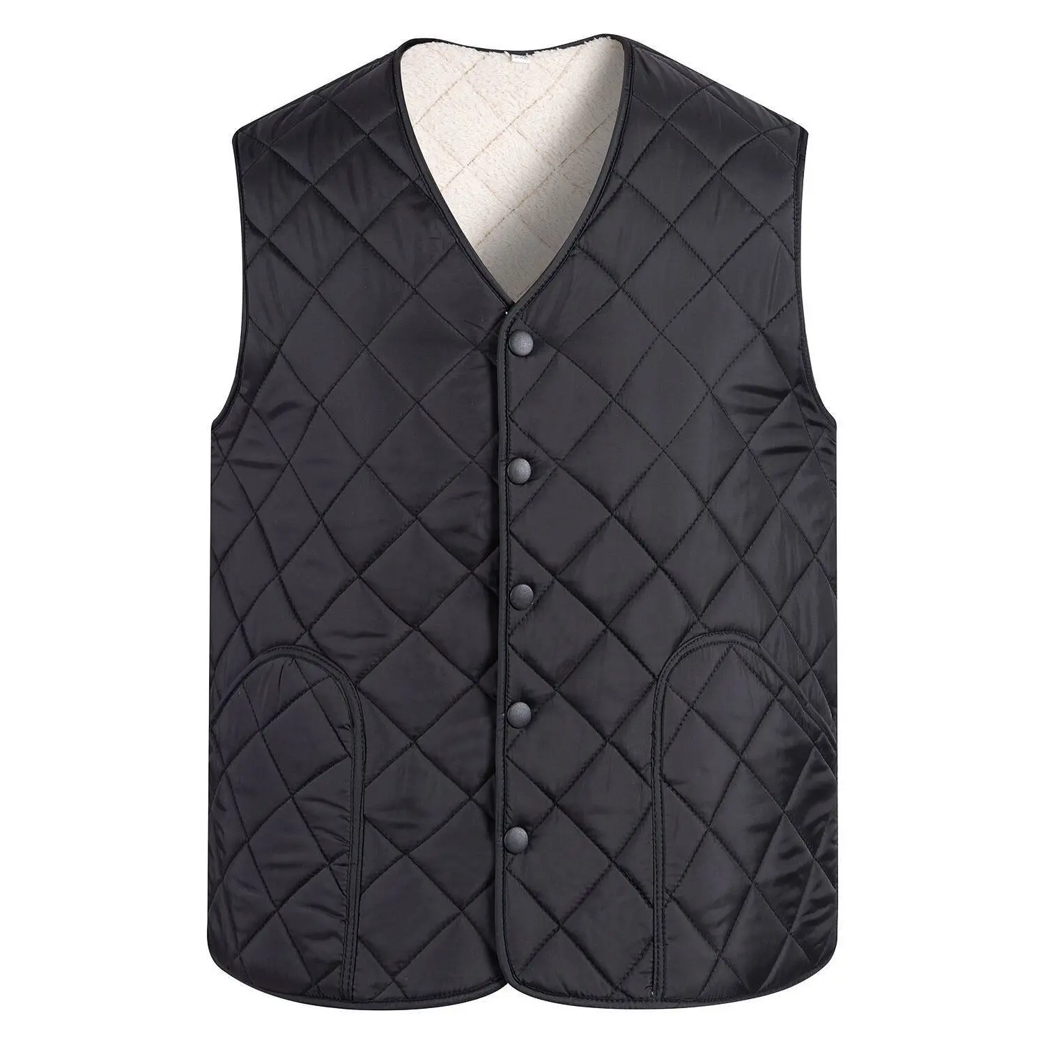 Gilet sans manches matelassé chaud – Image 6
