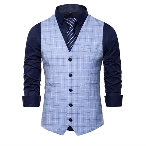 Gilet sans manches à carreaux – Image 7
