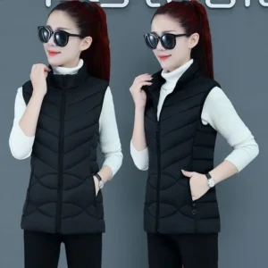 Gilet sans manches doudoune sport noir
