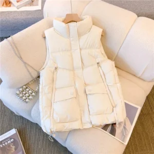 Gilet sans manches grandes poches