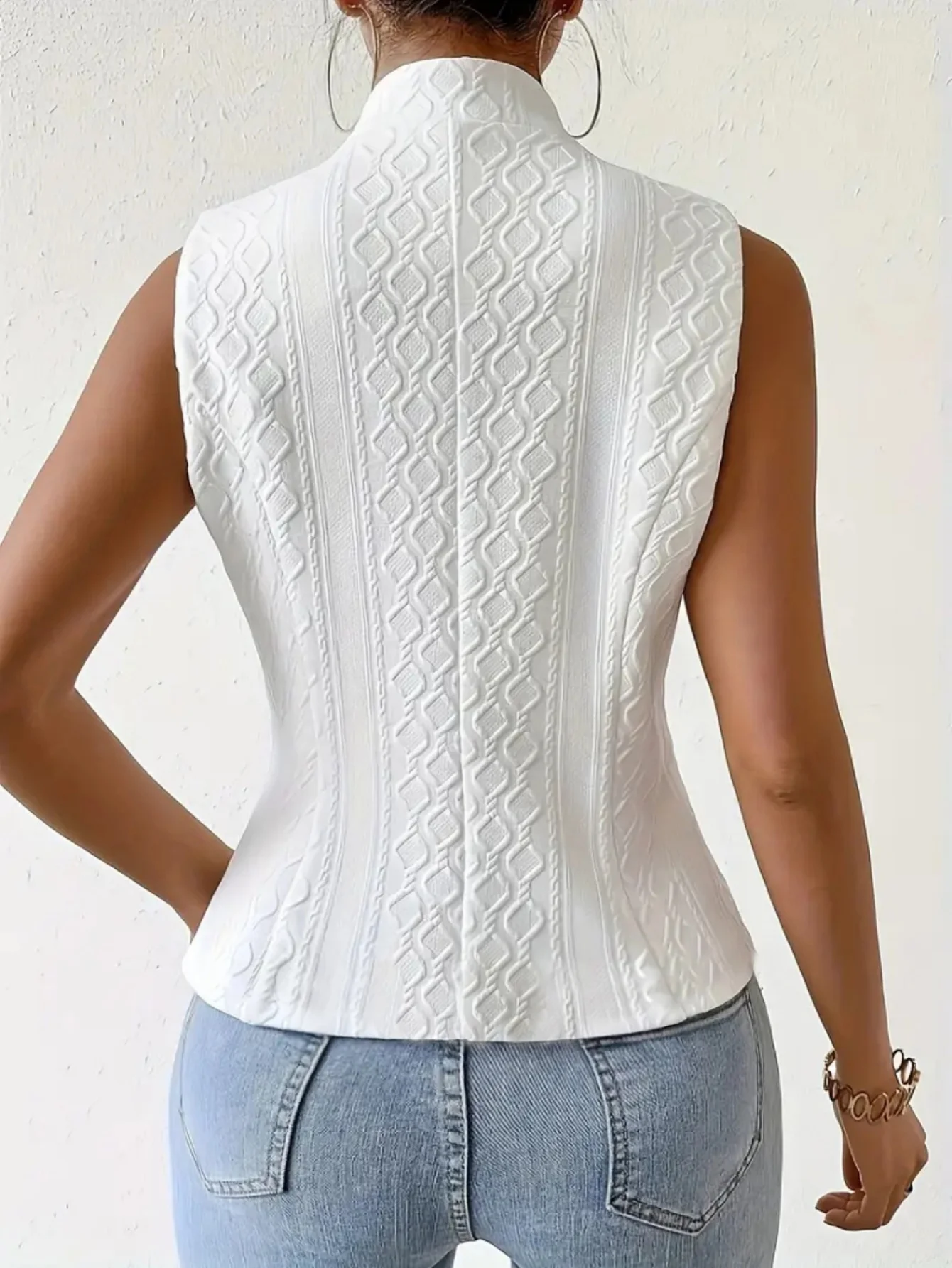 Gilet sans manches texturé – Image 3