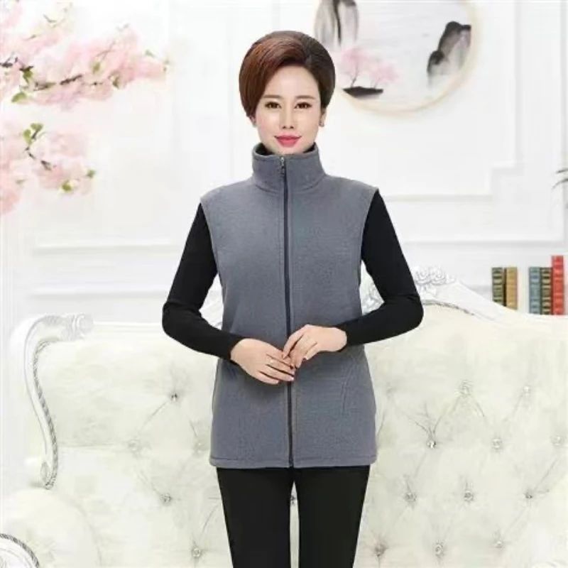 Gilet sans manches polaire coloré – Image 16