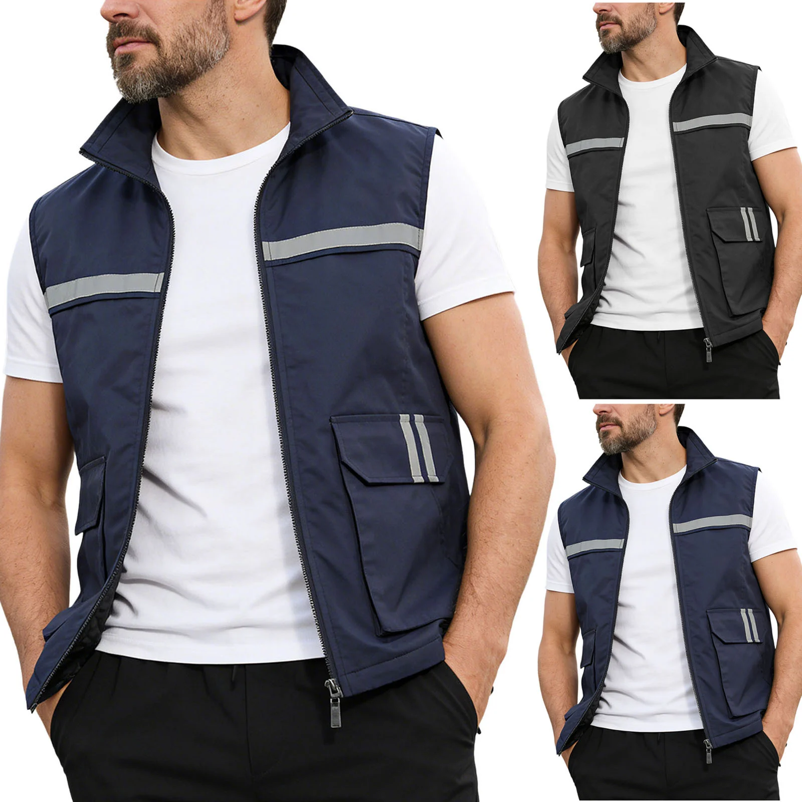 Gilet sans manche chantier – Image 9