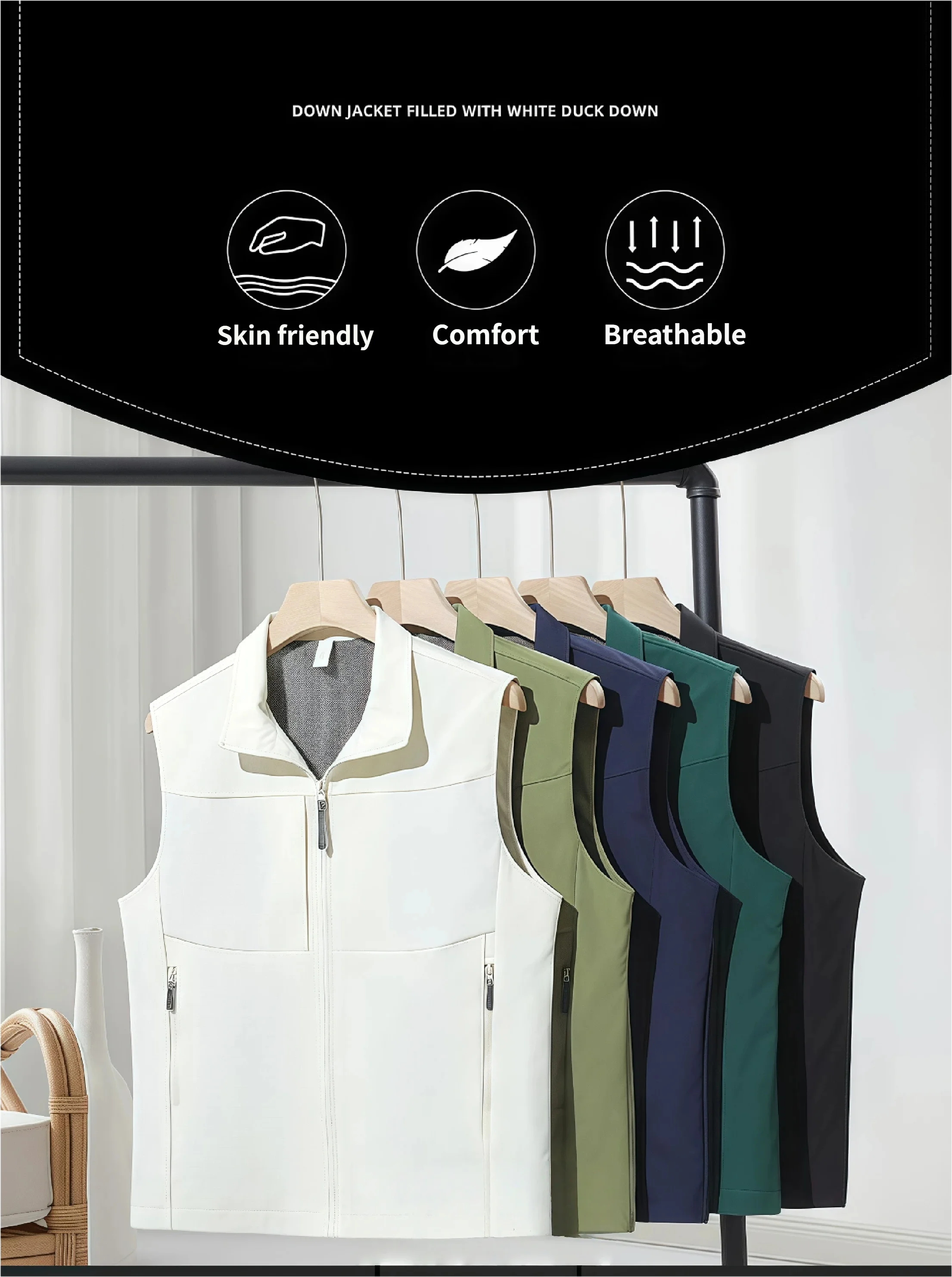 Gilet sans manches imperméable – Image 11