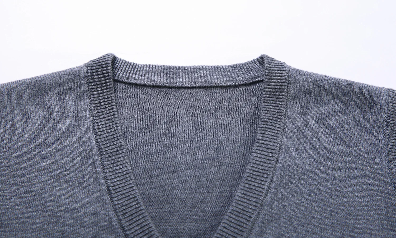 Gilet sans manches maille Gris – Image 6
