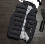Gilet sans manches col montant