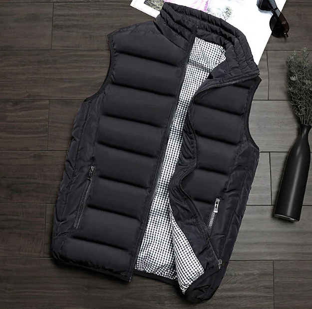 Gilet sans manches col montant