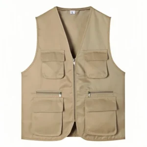 Gilet sans manches pratique sobre