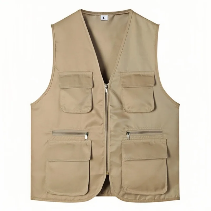 Gilet sans manches pratique sobre