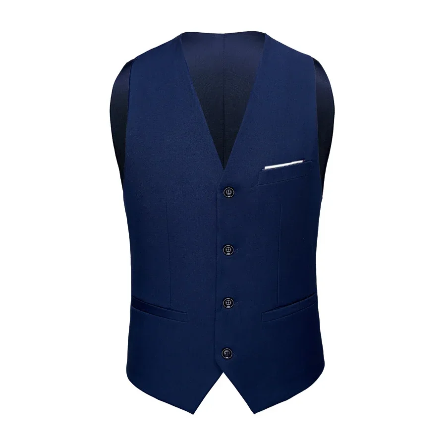 Gilet sans manches cérémonie bleu – Image 4