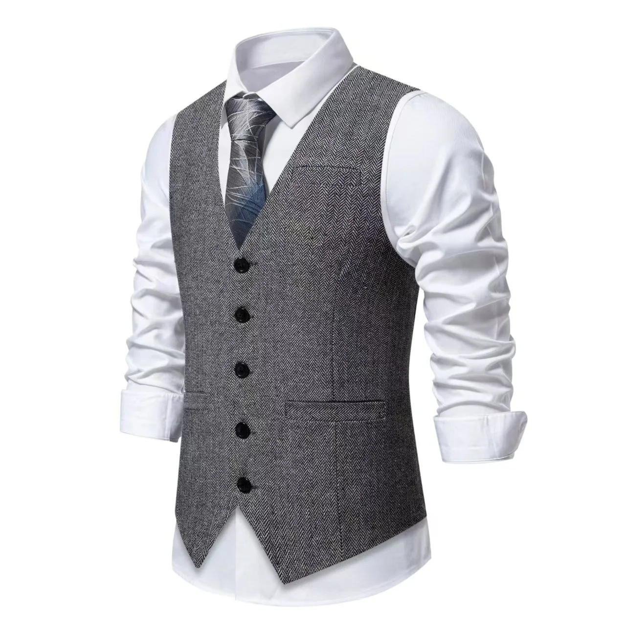 Gilet sans manches effet tweed – Image 6