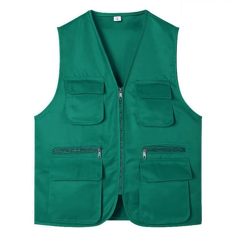 Gilet sans manches pratique verts – Image 3