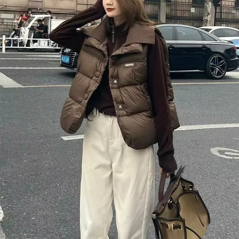 Gilet sans manches doudoune grande taille – Image 4
