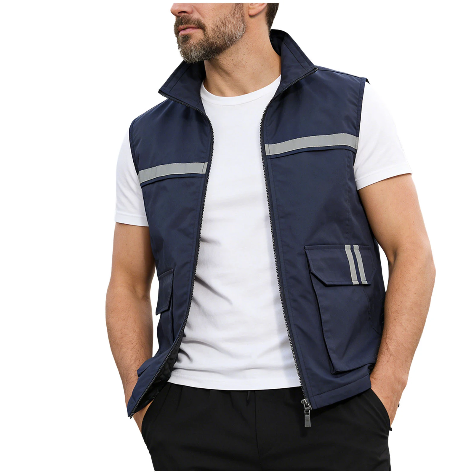 Gilet sans manche chantier – Image 7
