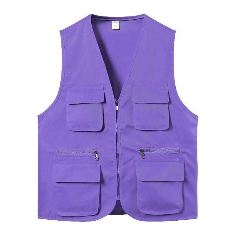 Gilet sans manches pratique coloré – Image 3