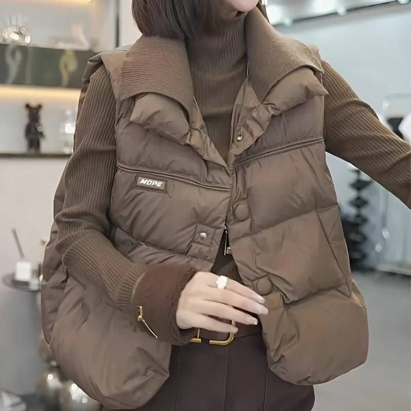 Gilet sans manches doudoune grande taille
