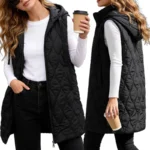 Gilet sans manches long décontracté